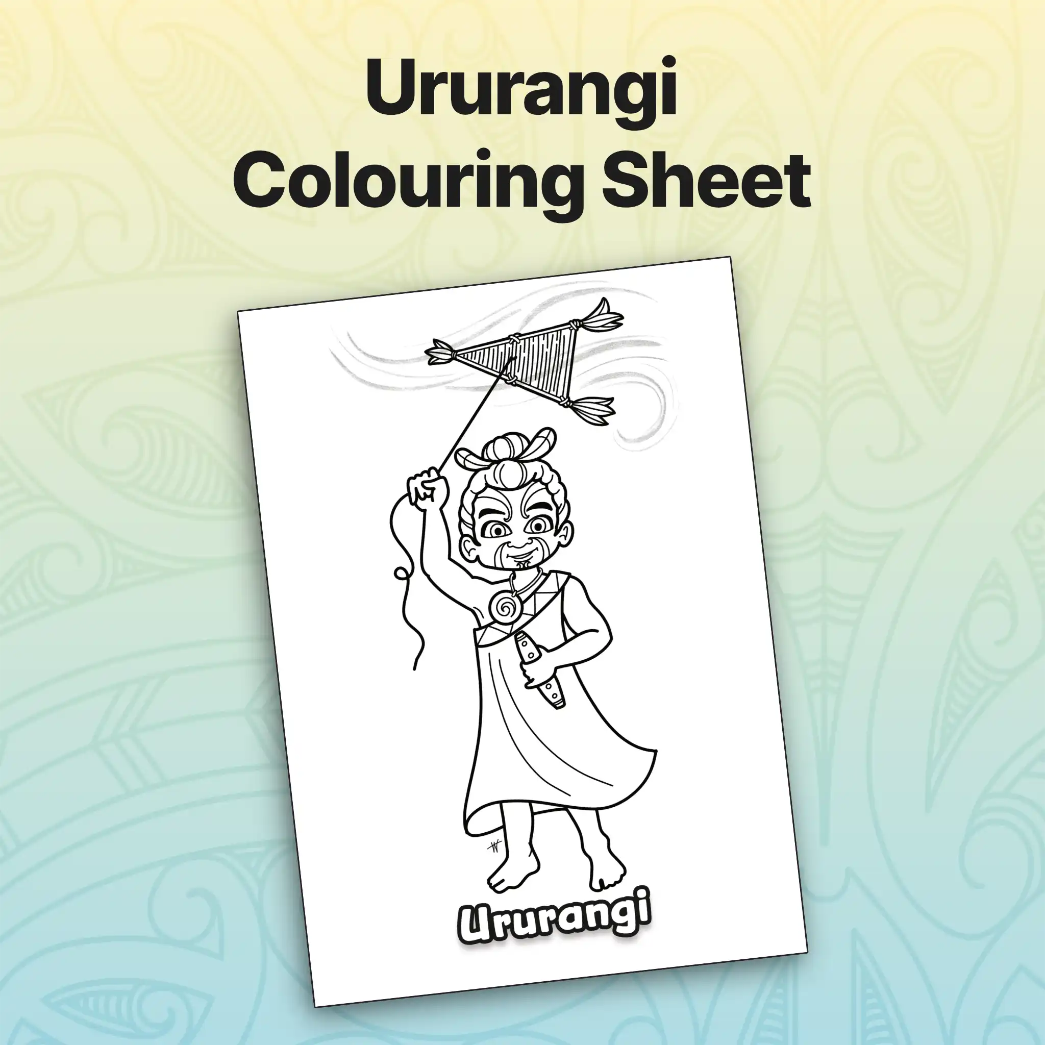 Ururangi Colouring Sheet