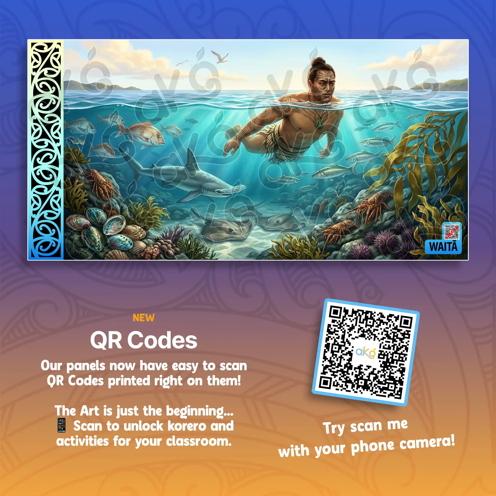 Waitā Outdoor Art Panel