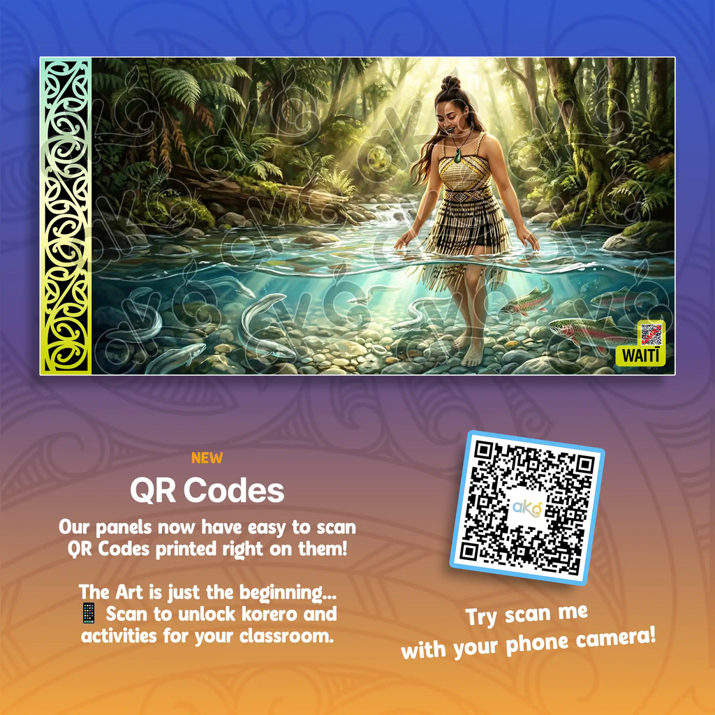 Waitī Outdoor Art Panel