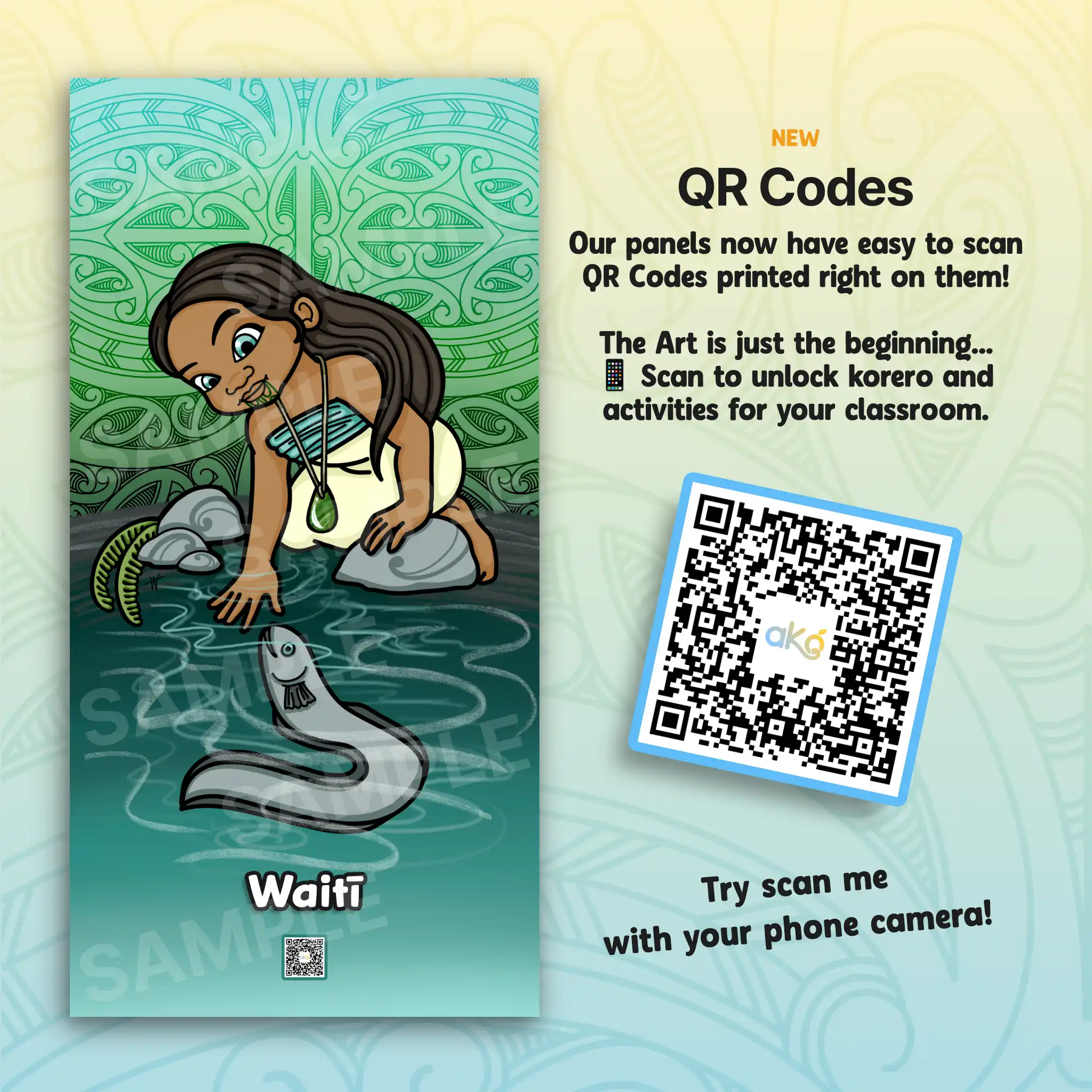 Waitī Outdoor Art Panel