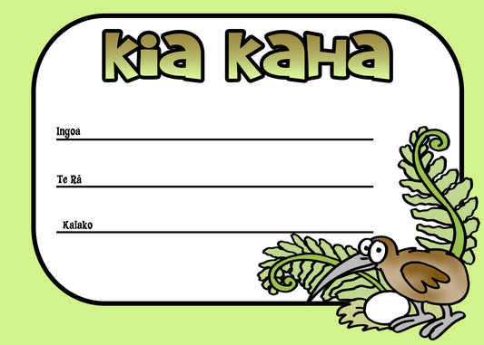Certificate - Kia Kaha Style 6
