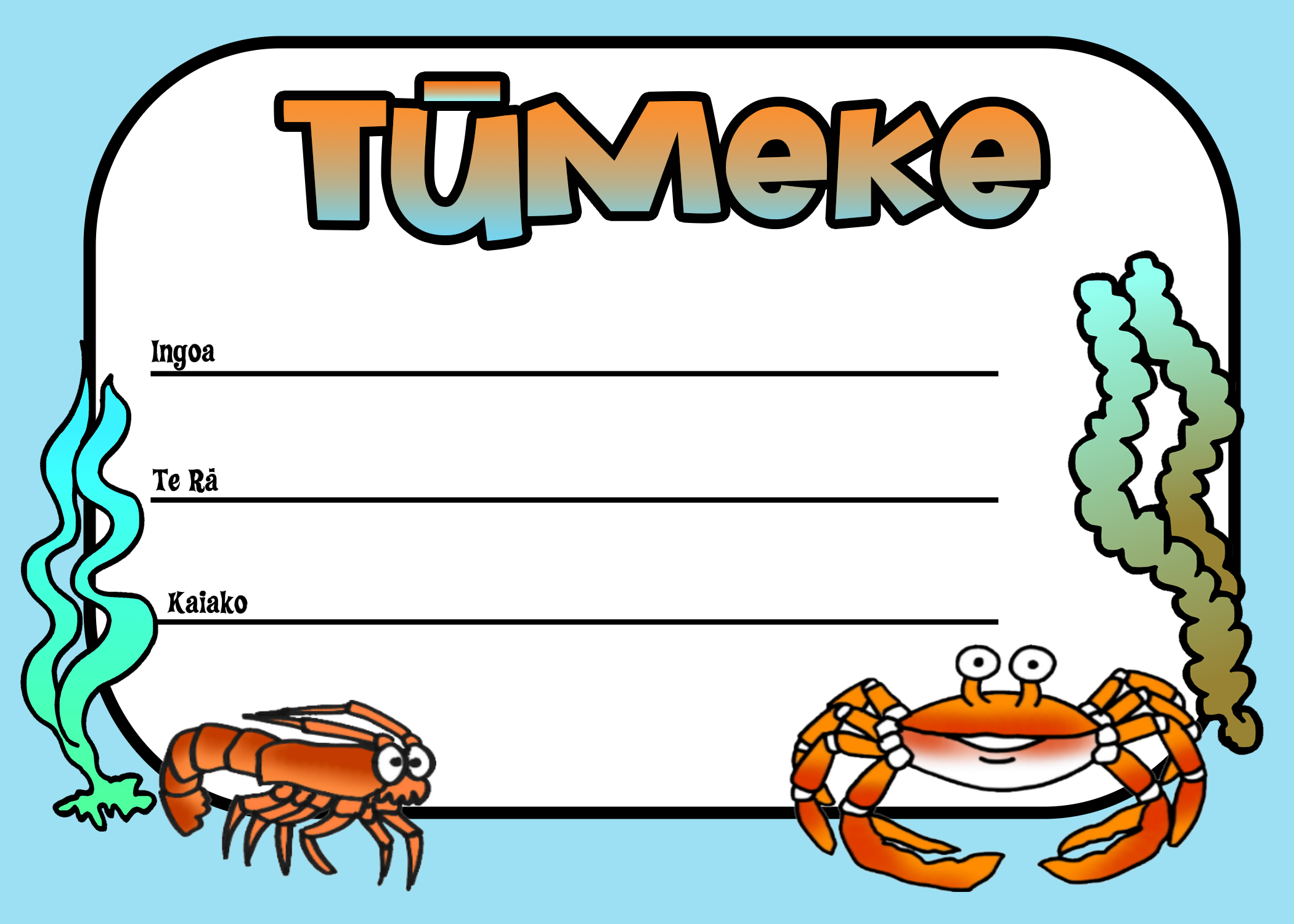 Certificate - Tūmeke Style 6