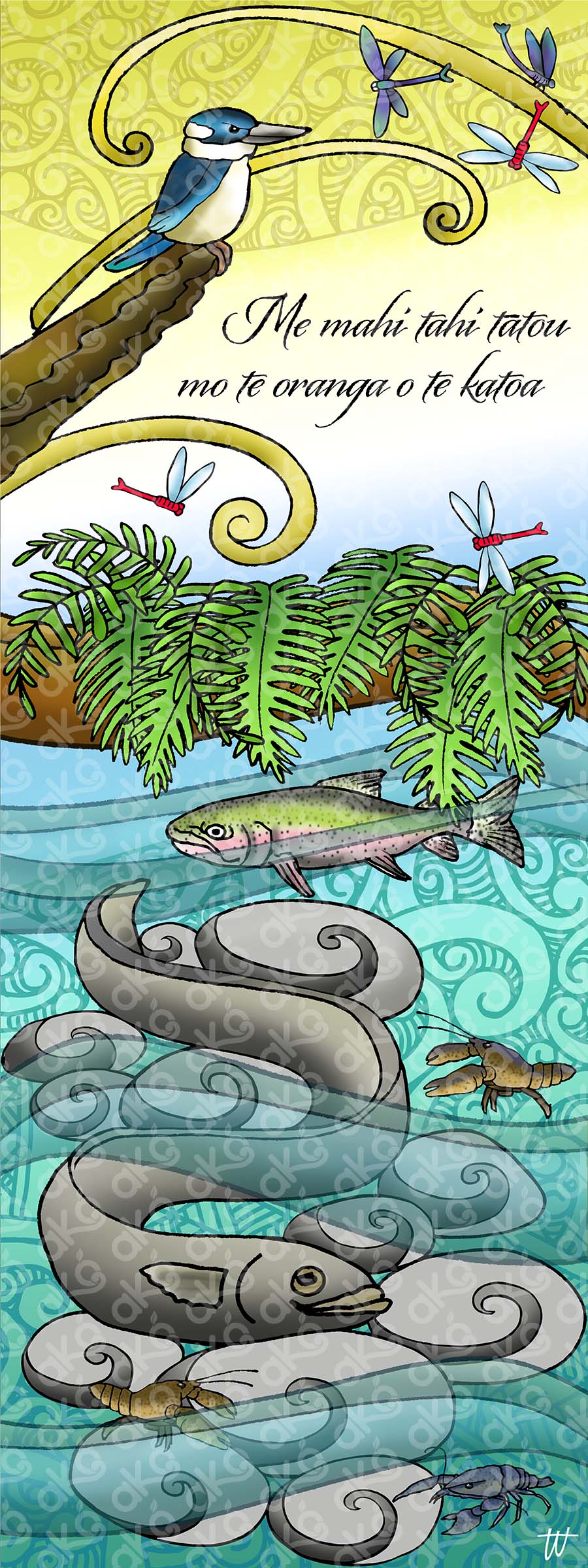 Haumiatiketike - Outdoor Wall Panel Trio Set