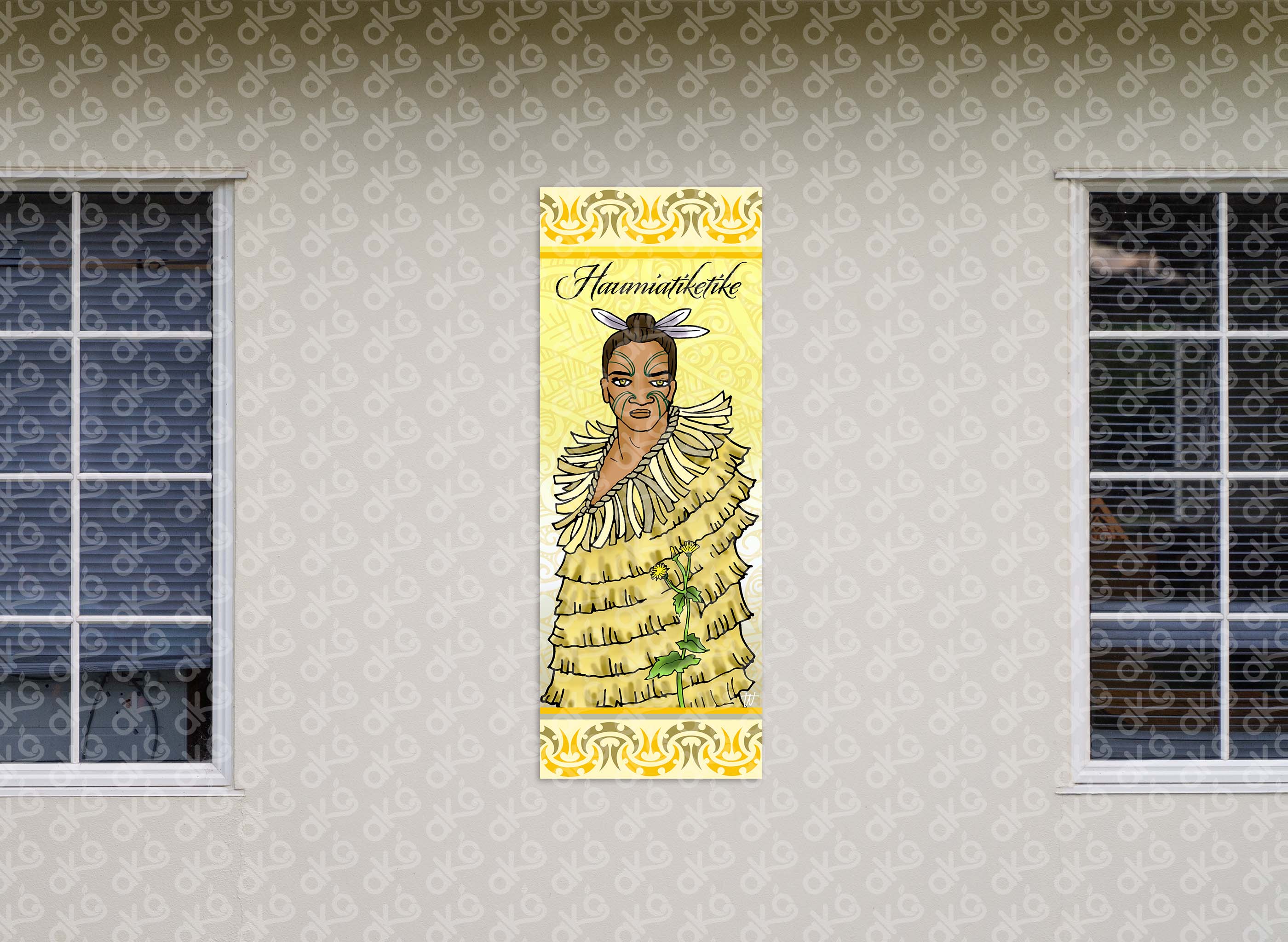 Haumiatiketike - Atua Outdoor Wall Panel - Kaitiaki Series