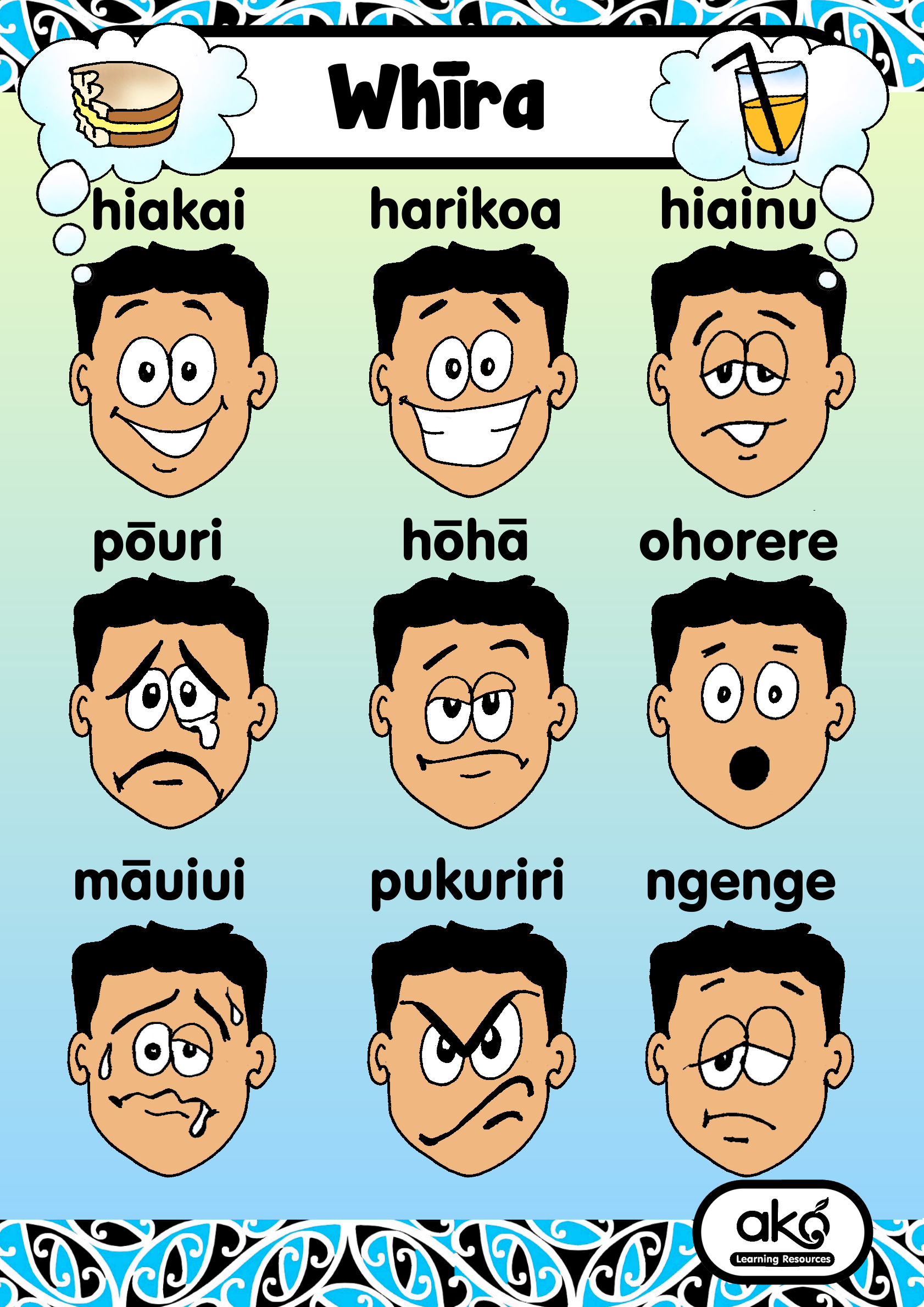 Poster Set A - Whīra (Feelings)