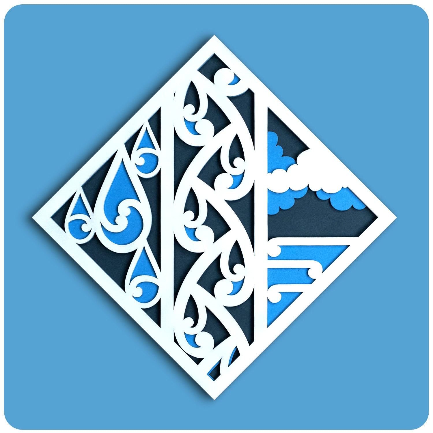 Matariki Large Diamond - Waipunarangi