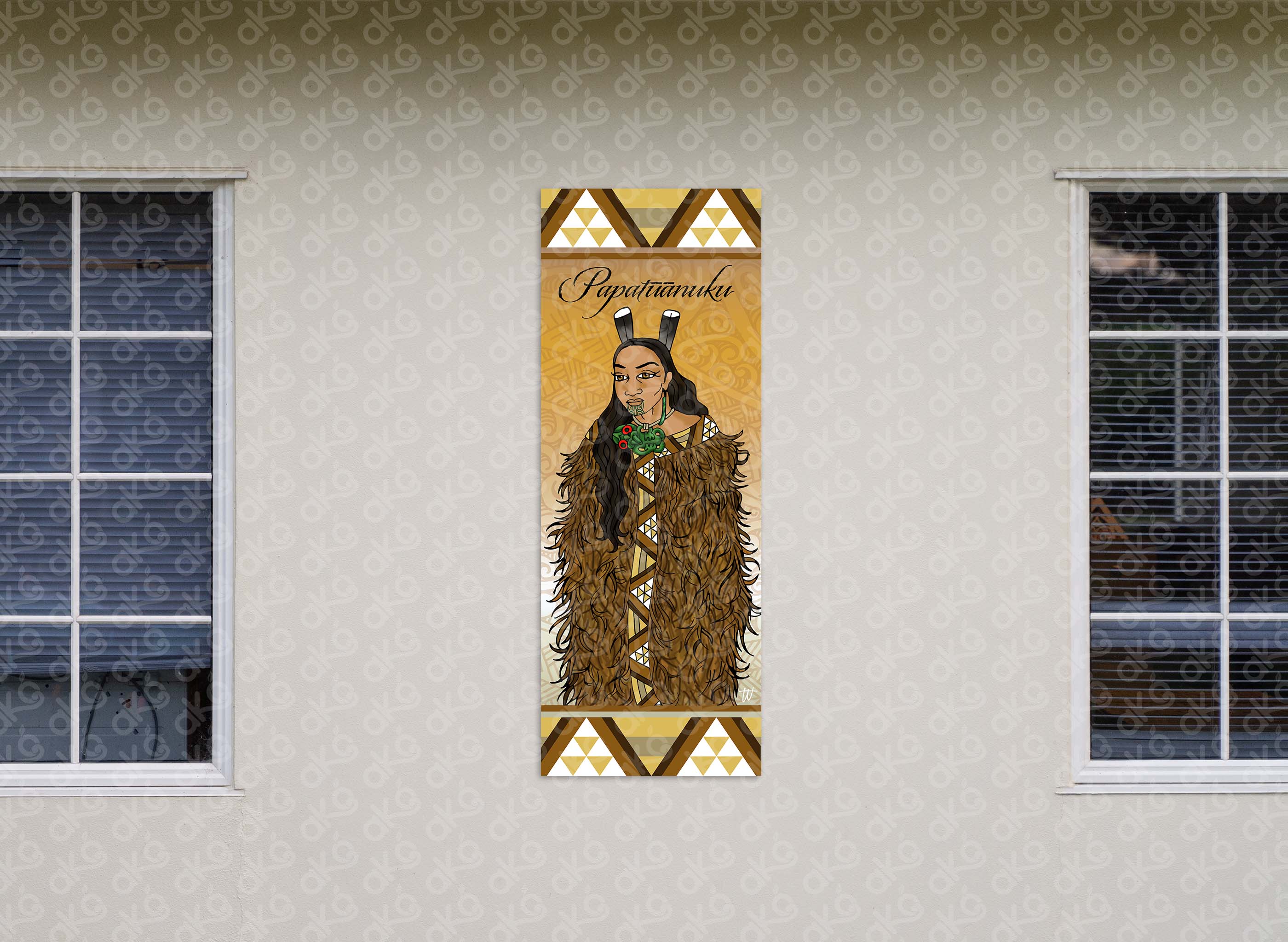 Papatūānuku - Atua Outdoor Wall Panel - Kaitiaki Series