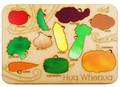 Hua Whenua (Vegetables) Large Wooden Puzzle