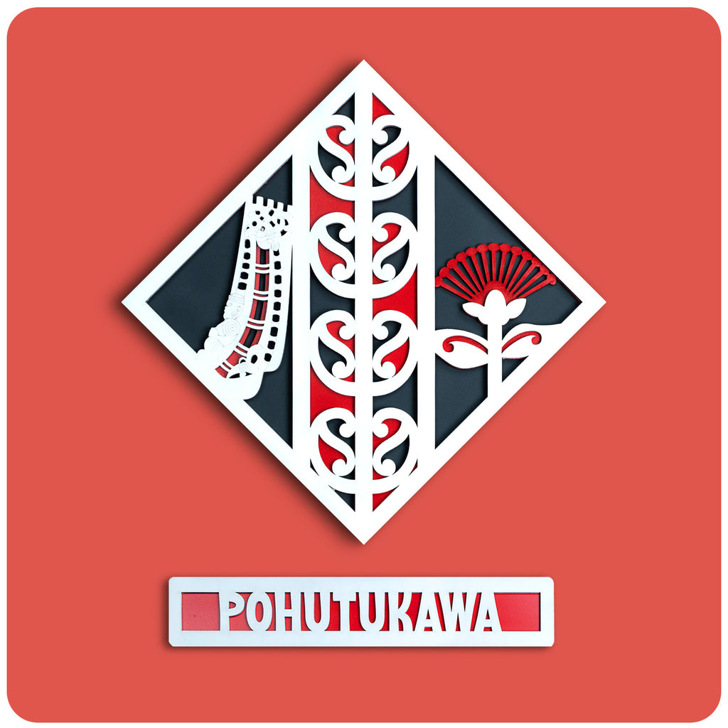 Matariki Large Diamond - Pōhutukawa