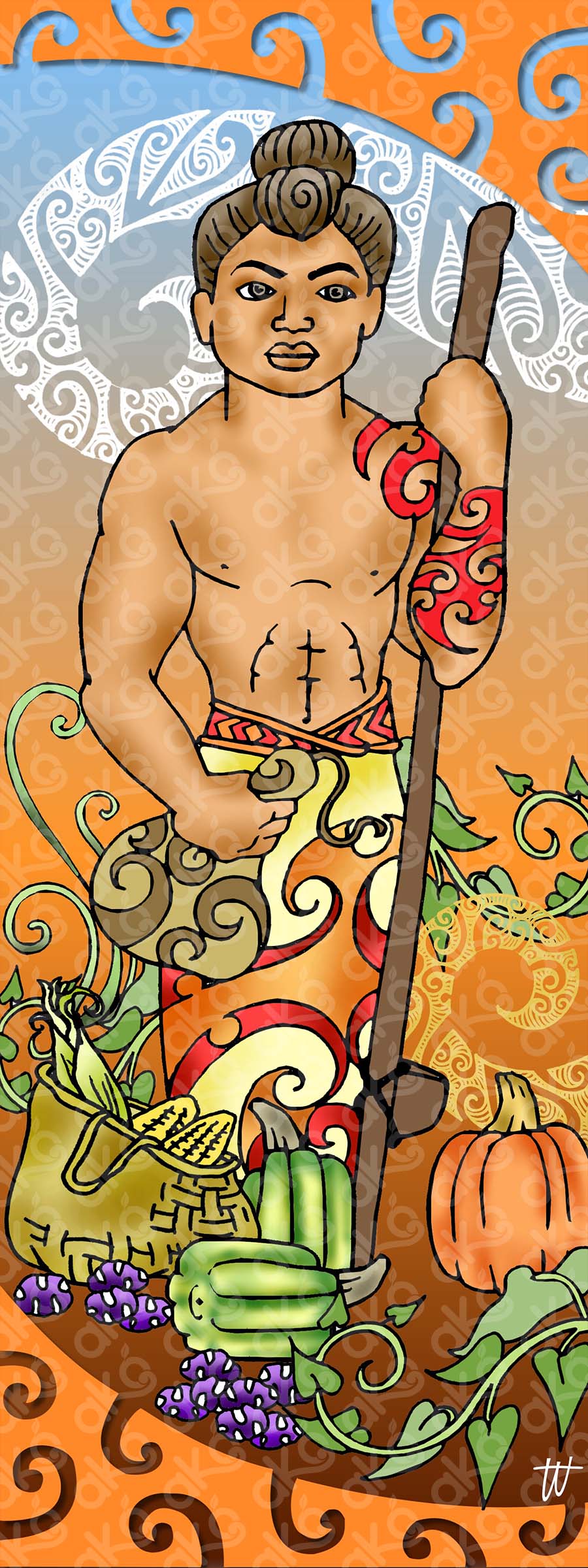 Atua Wall Panel -  Rongomātāne