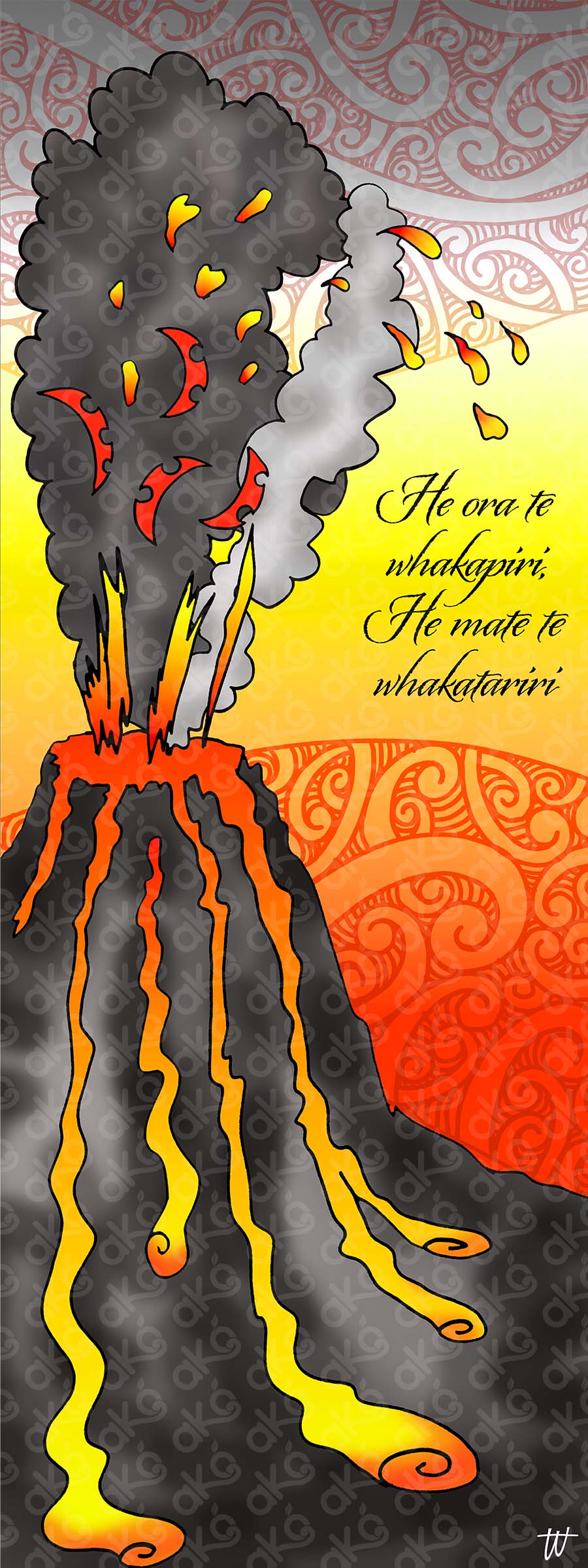 Rūaumoko - Outdoor Wall Panel Trio Set