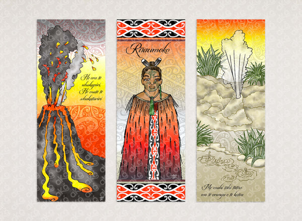 Rūaumoko - Outdoor Wall Panel Trio Set