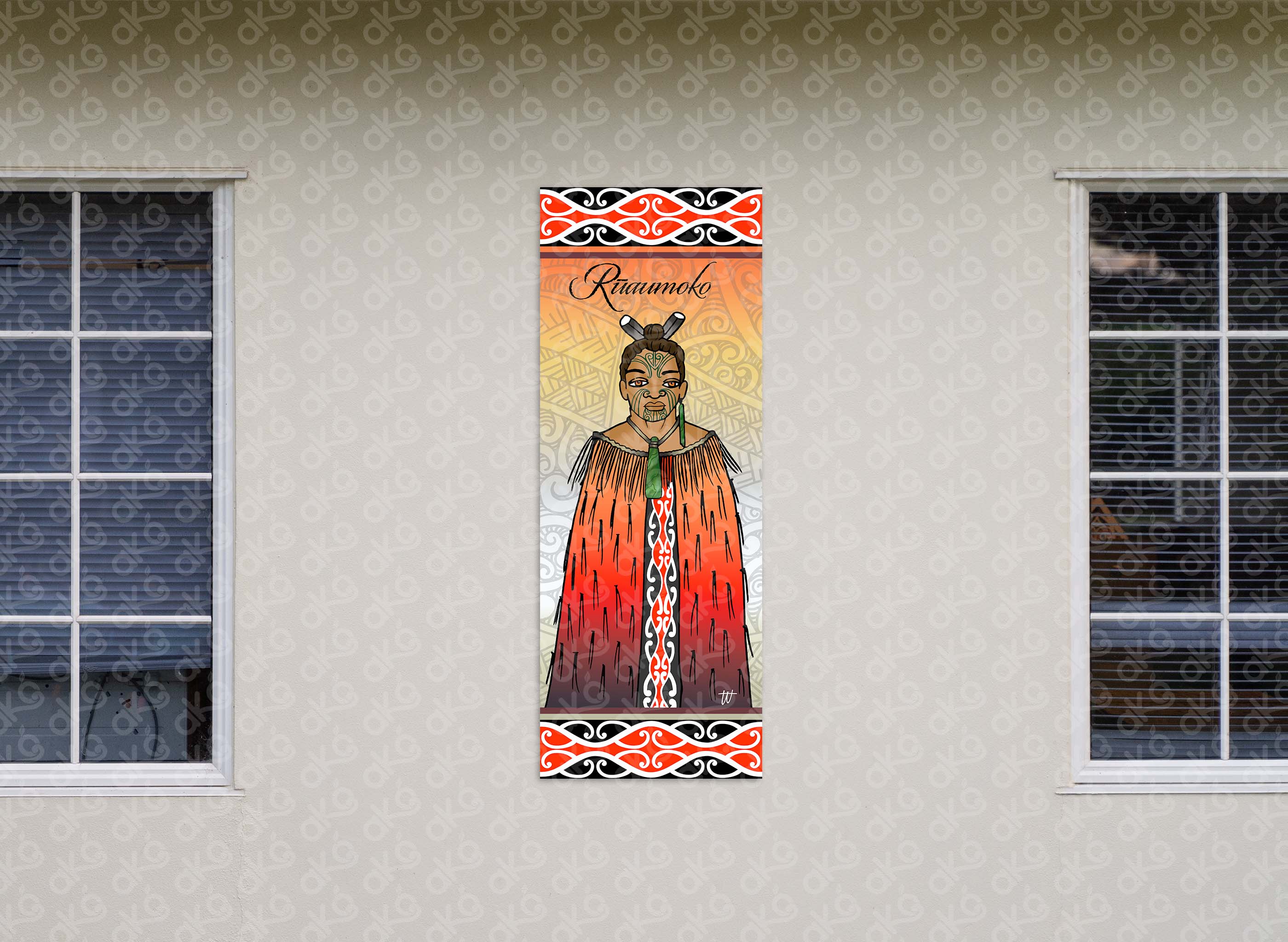 Rūaumoko - Atua Outdoor Wall Panel - Kaitiaki Series