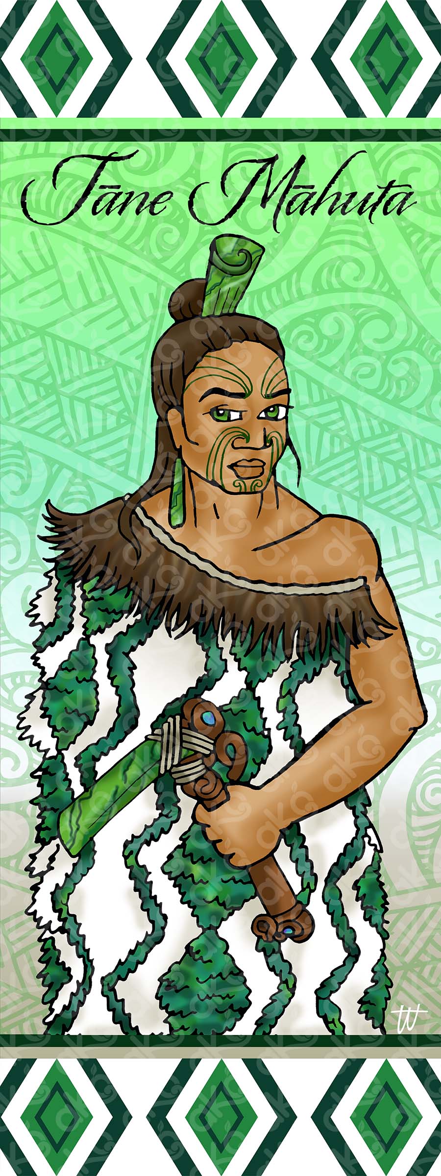 Tāne Mahuta - Atua Outdoor Wall Panel - Kaitiaki Series