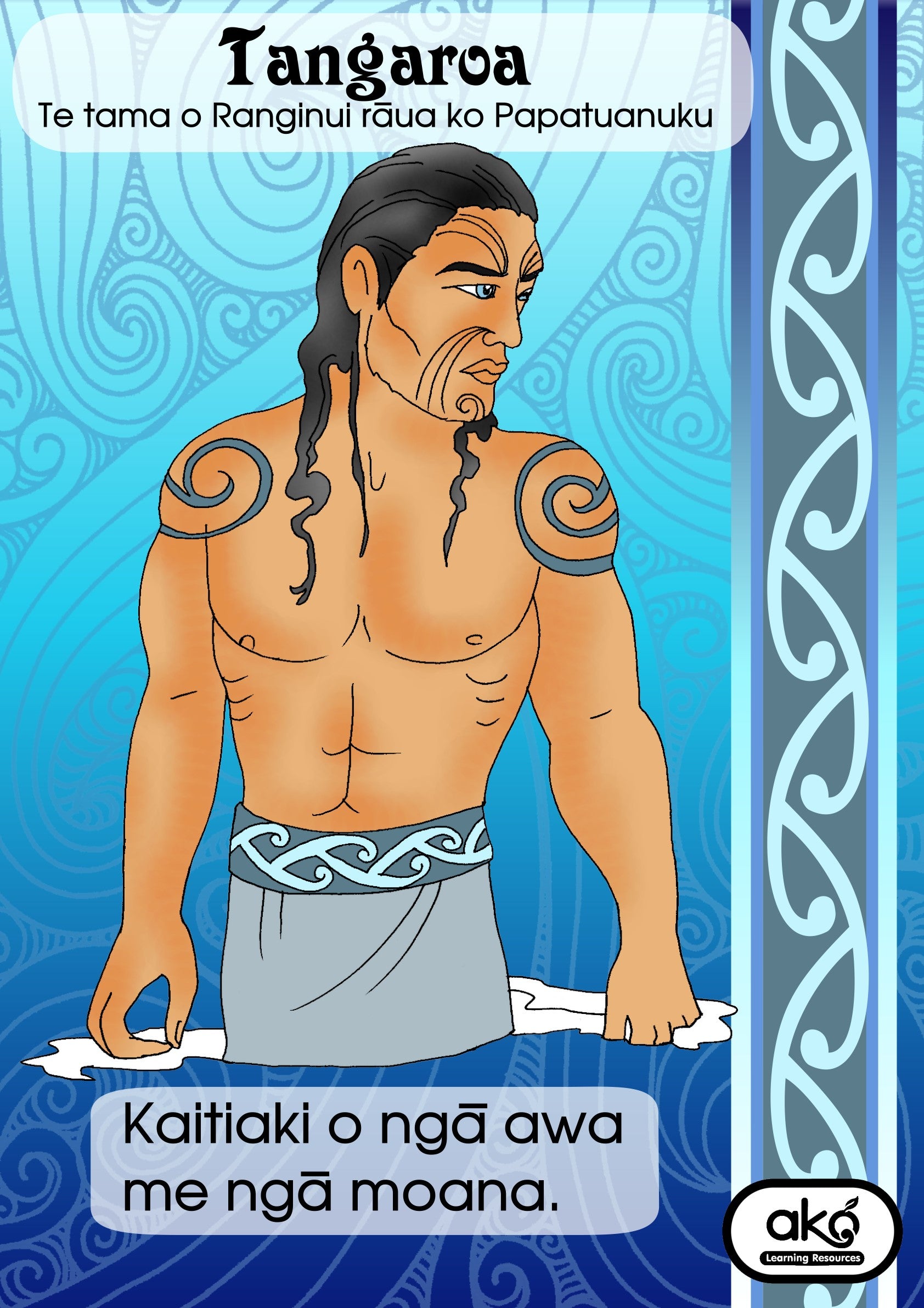 Tangaroa Script Resource Library: Atua Posters – Ako Learning Resources
