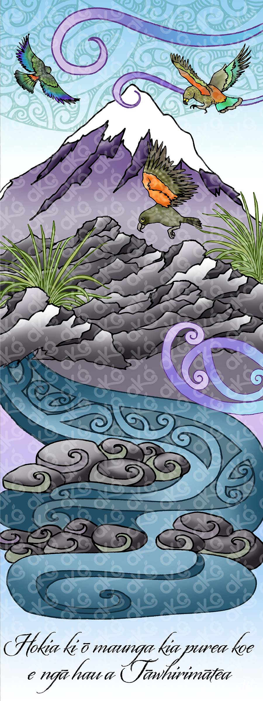 Tāwhirimātea - Outdoor Wall Panel Trio Set