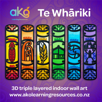 Te Whāriki Indoor Pou Full Set