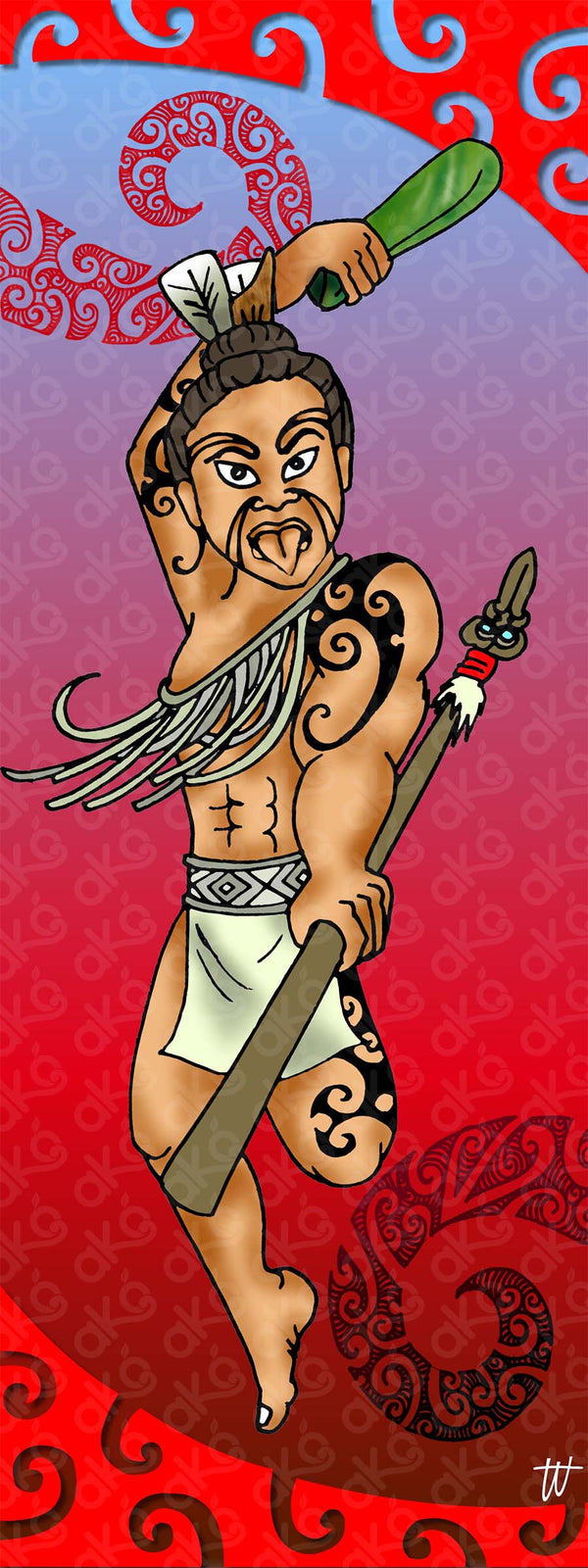 Atua Wall Panel - Tūmatauenga